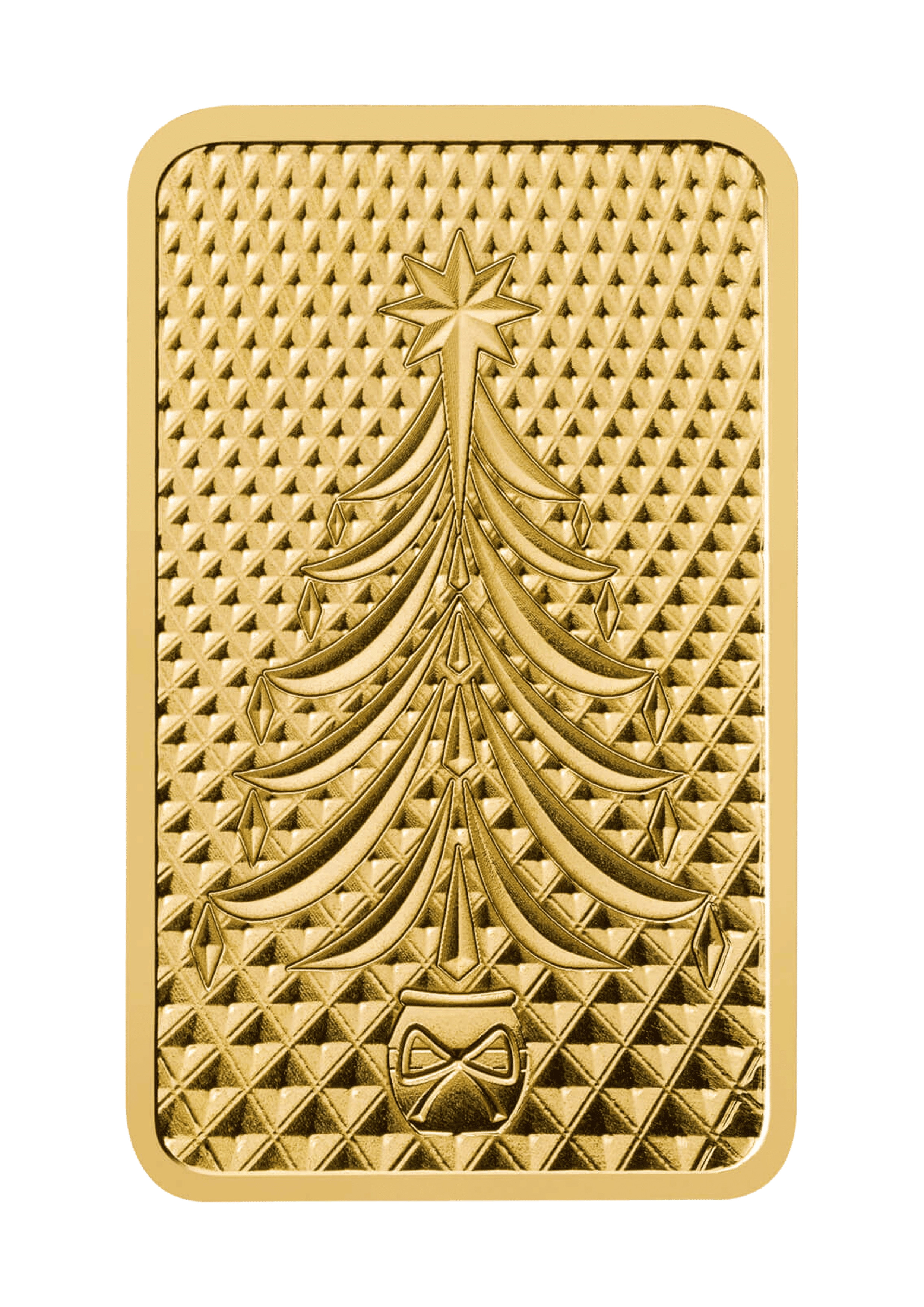 The Royal Mint 5gr Christmas Minted Gold Bar 999.9 Fine