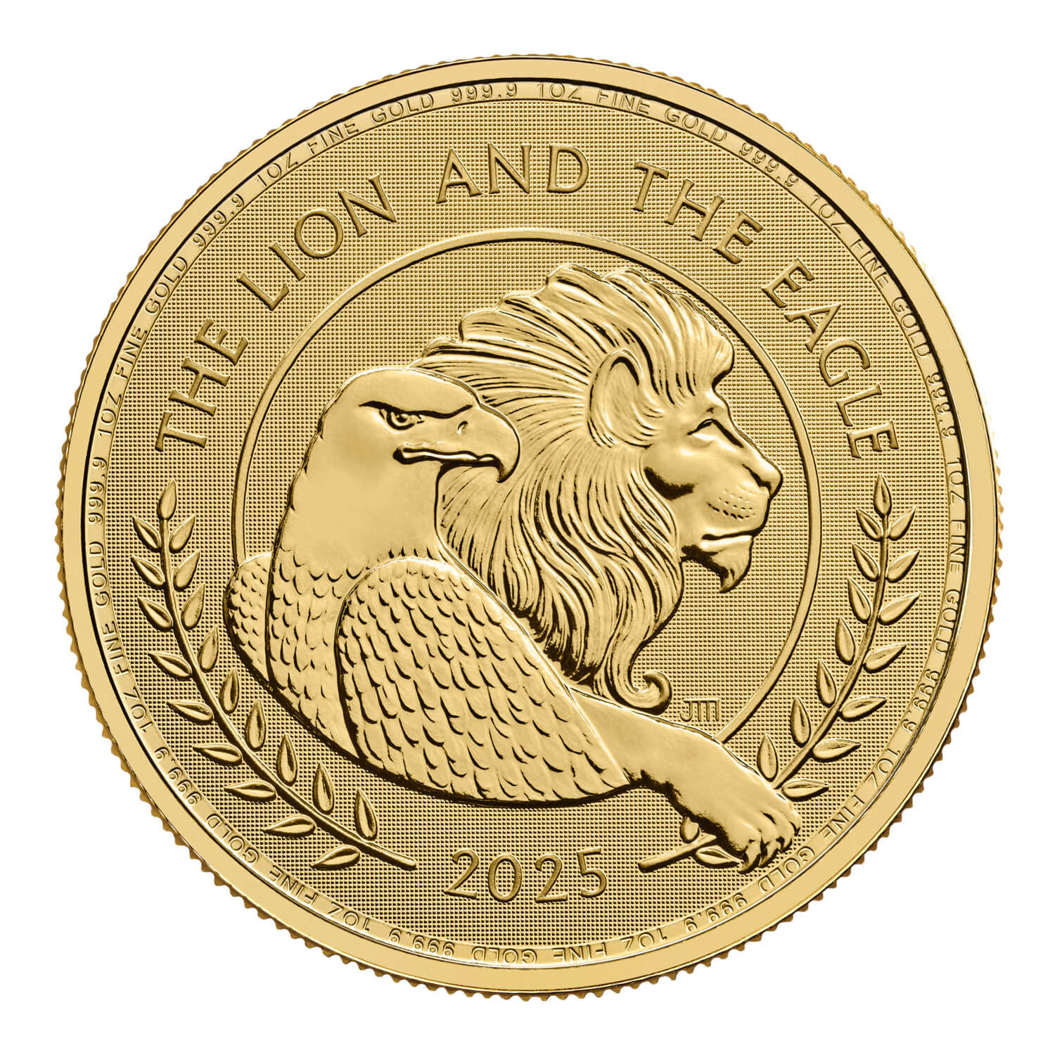 1oz Gold Coin KCIII British Lion and American Eagle UK