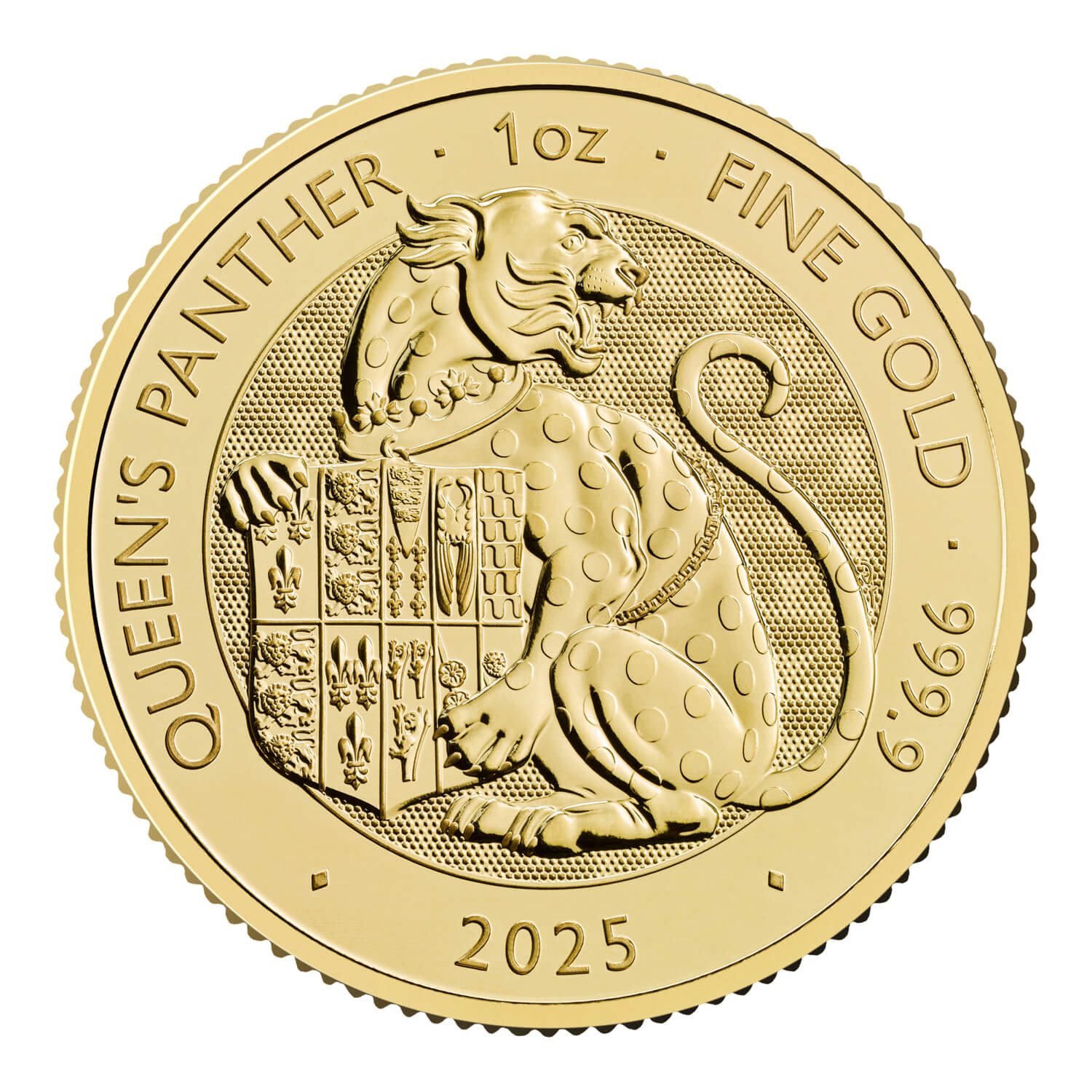 1oz Gold Coin The Tudor Beasts Queen's Panther UK