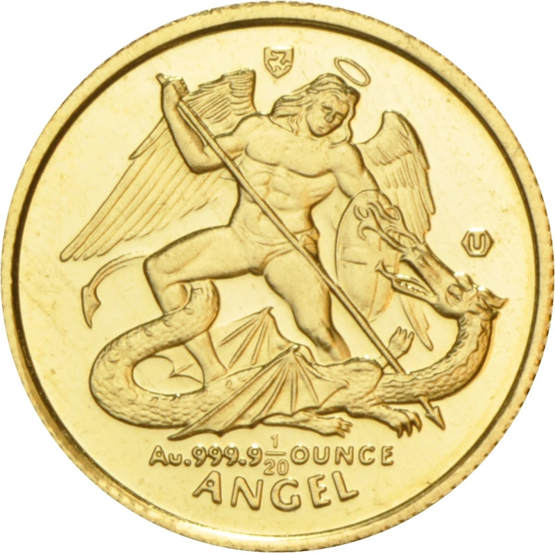 1/20oz Gold Coin Angel Isle of Man
