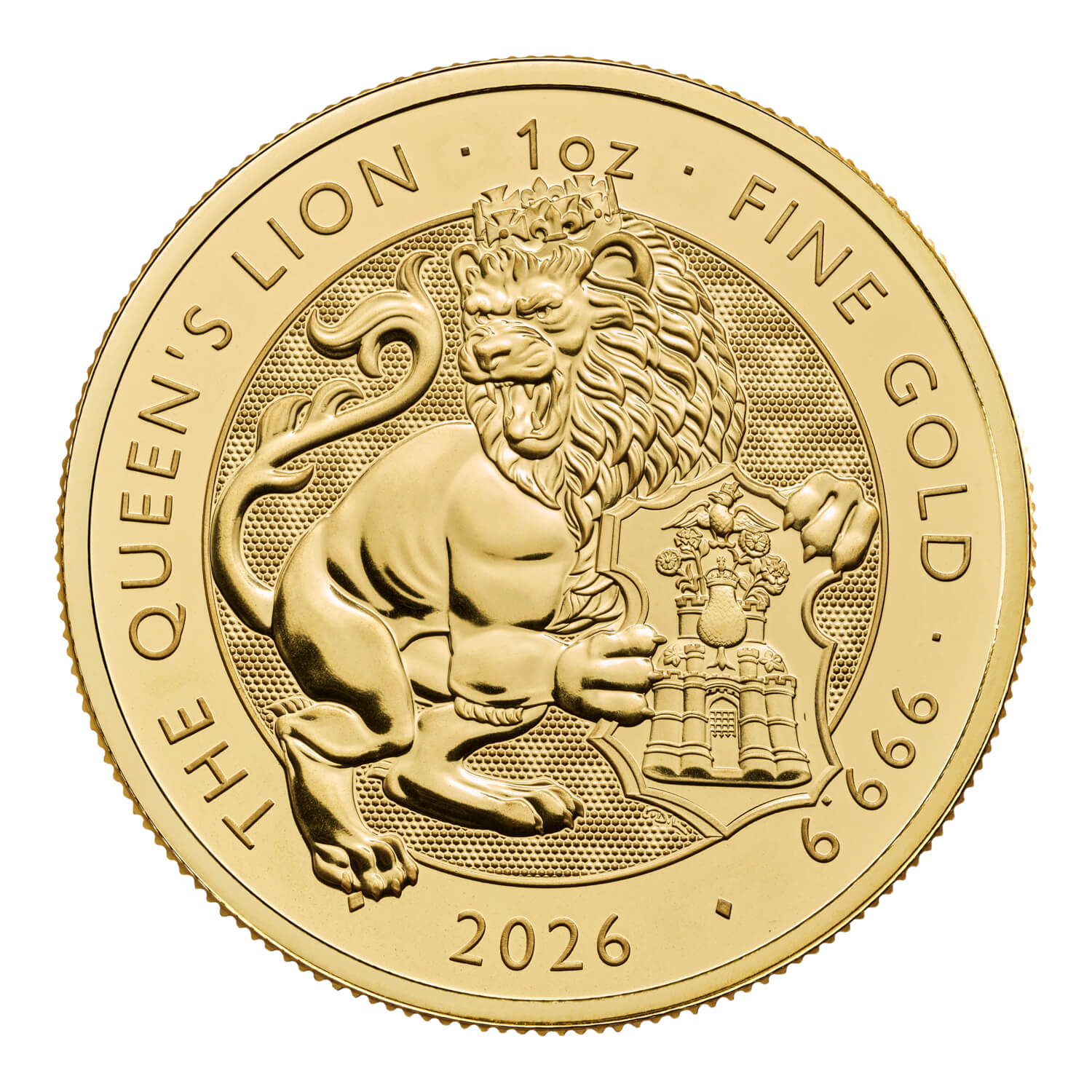The Royal Tudor Beasts 2026 Queen’s Lion 1oz Gold Coin