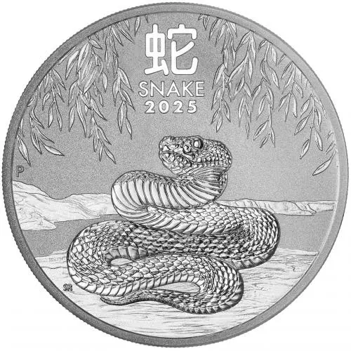 1/2oz Silver Coin Lunar Year Of The Snake Australia