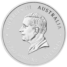 1/2oz Silver Coin Lunar Year Of The Snake Australia