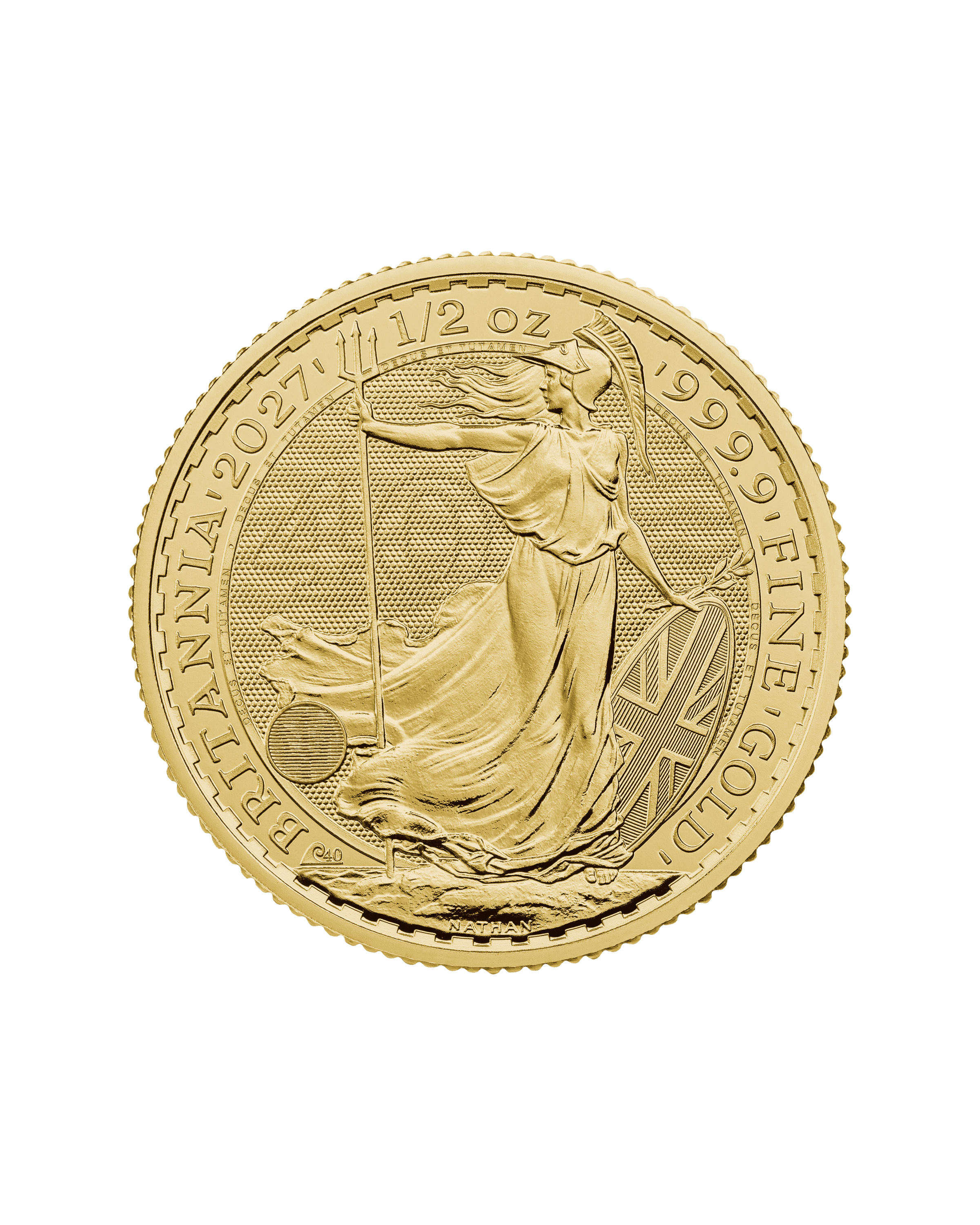 1/2oz Gold Coin Britannia KCIII 2027 UK