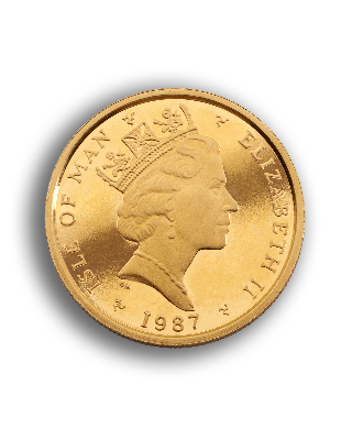 1/4oz Gold Coin Angel Isle of Man