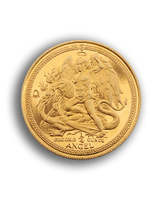 1/4oz Gold Coin Angel Isle of Man