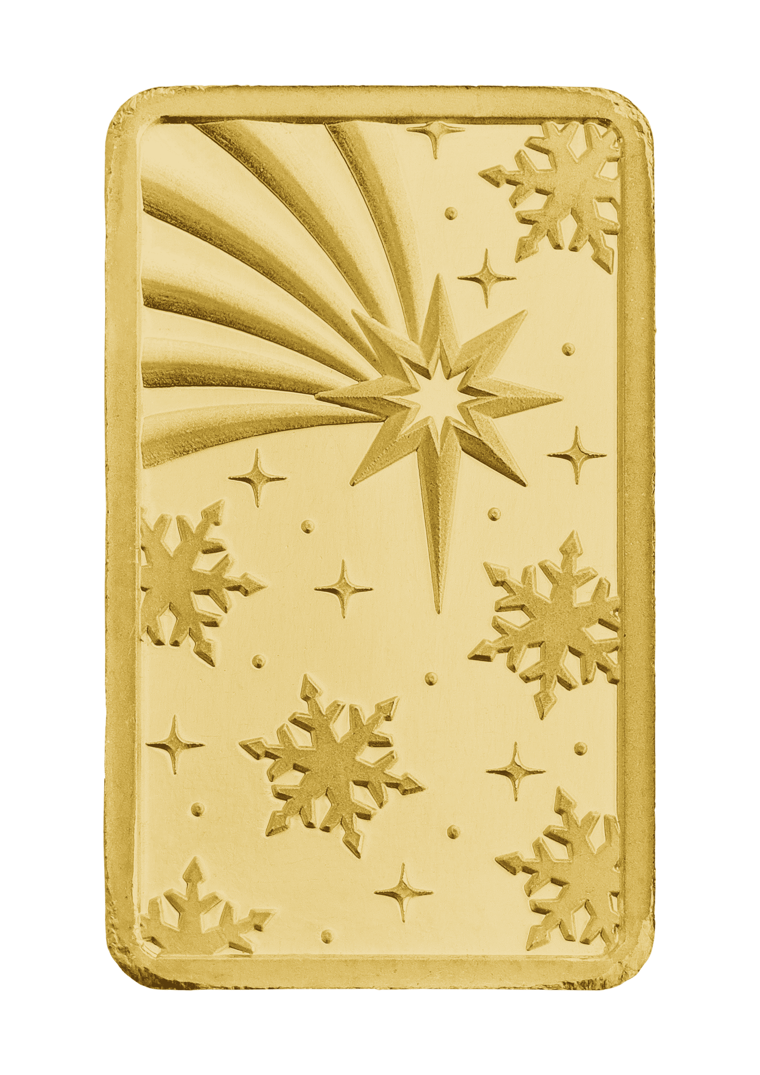 1g Gold Bar Minted Christmas 9999