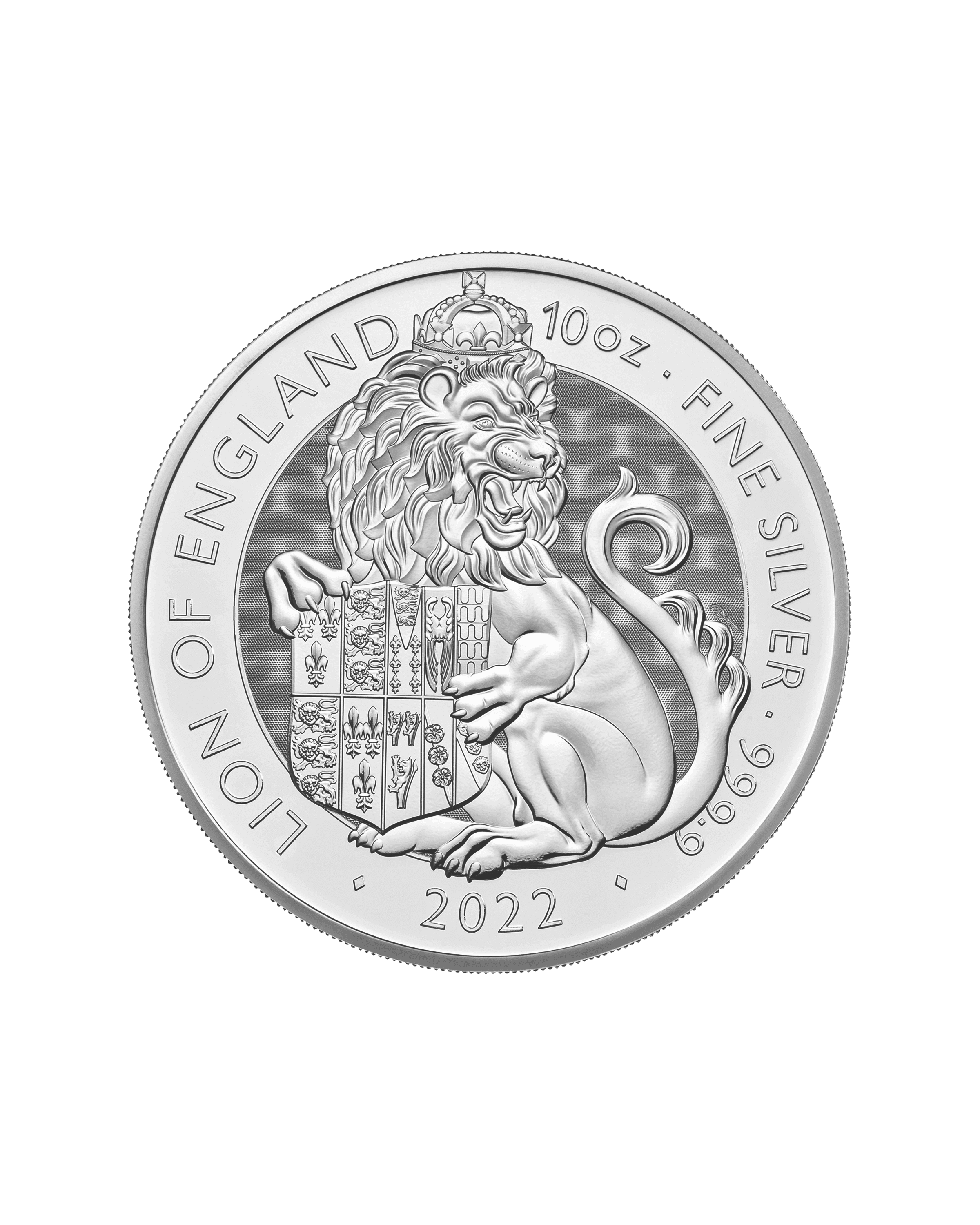 UK 10oz Silver The Tudor Beasts – The Lion of England