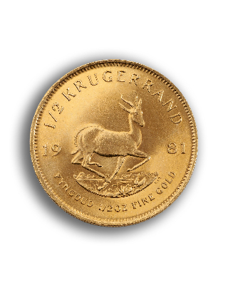 1/2oz Gold Coin Krugerrand South Africa