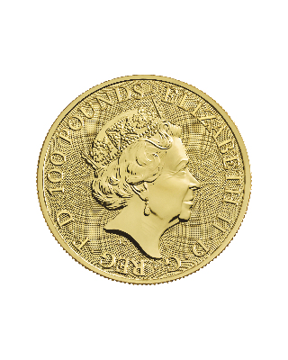1oz Gold Coin Queen's Beast White Horse of Hanover UK