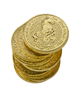 1oz Gold Coin Queen's Beast White Horse of Hanover UK