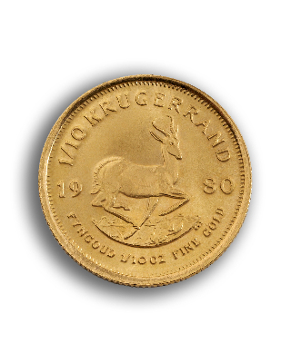 1/10oz Gold Coin Krugerrand South Africa