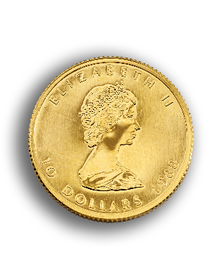 1/4oz Gold Coin Maple Leaf Canada