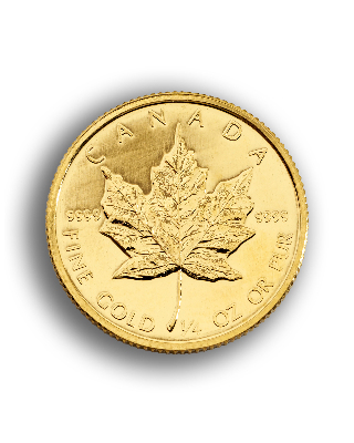 1/4oz Gold Coin Maple Leaf Canada