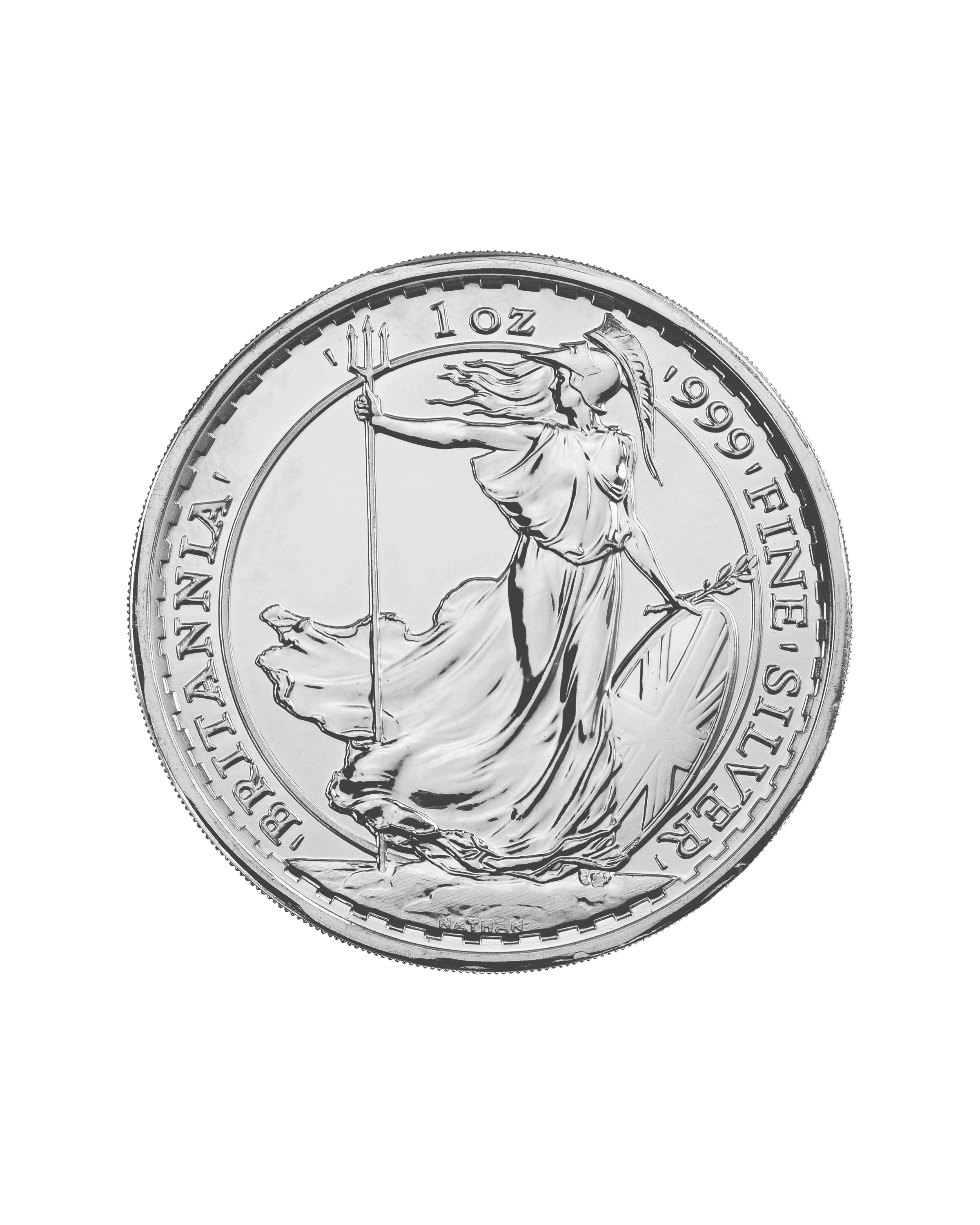 UK 1oz Silver Britannia Coin Mixed Dates 2014-2024