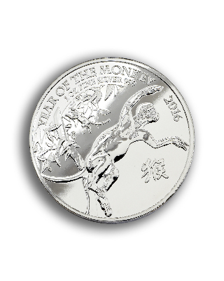 1oz Silver Coin Lunar Monkey UK