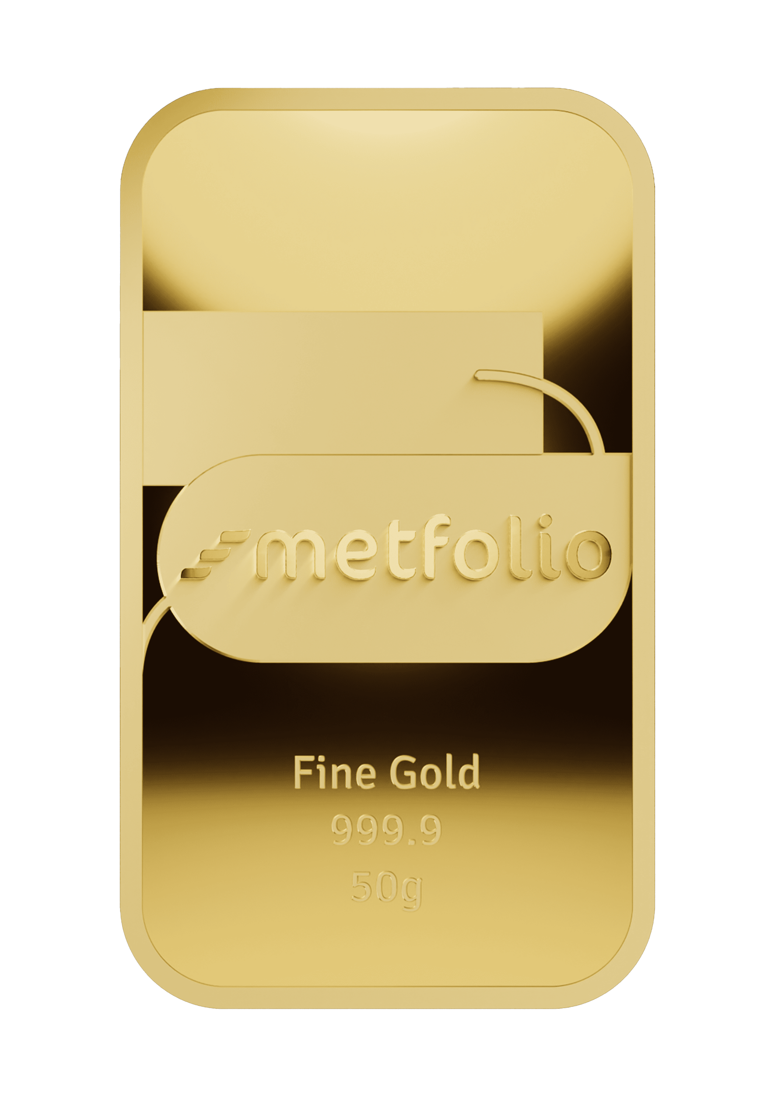 50g Gold Bar Minted Metfolio 9999