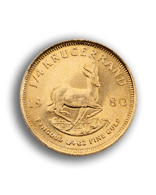 1/4oz Gold Coin Krugerrand South Africa