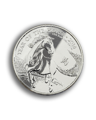 UK 1oz Silver (Royal Mint) Lunar Mule Coin