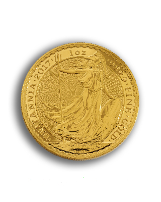 UK 1oz Gold Britannia 2017