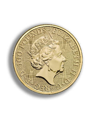 UK 1oz Gold Queen's Beast Unicorn Coin
