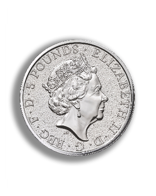UK Silver 2 oz Queen's Beast Griffin