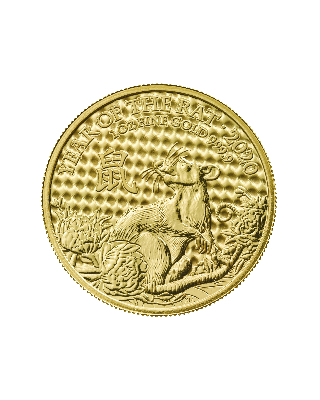 UK 1oz Gold Lunar Rat Coin
