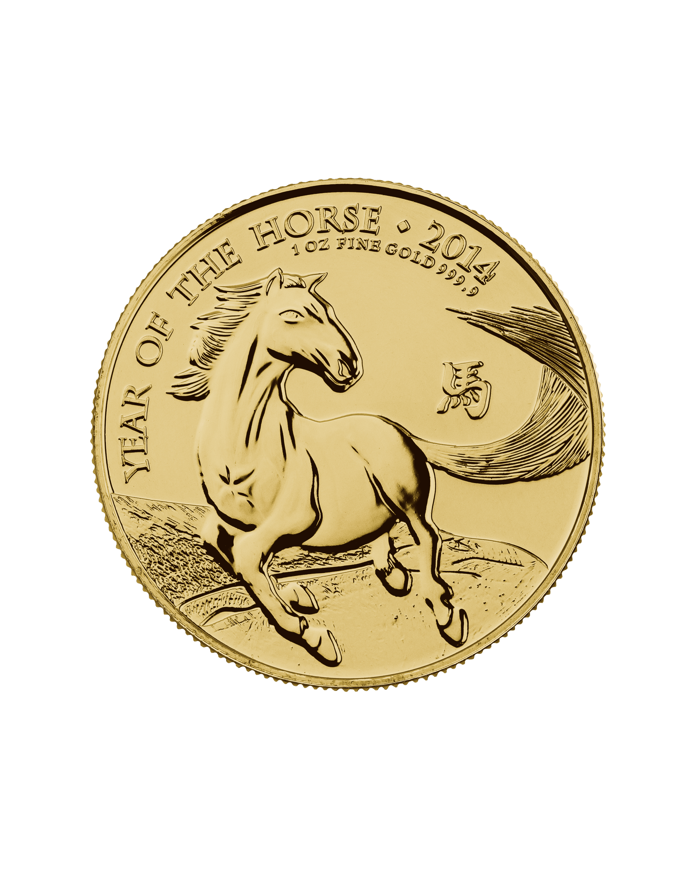 UK 1oz Gold Lunar Horse Coin
