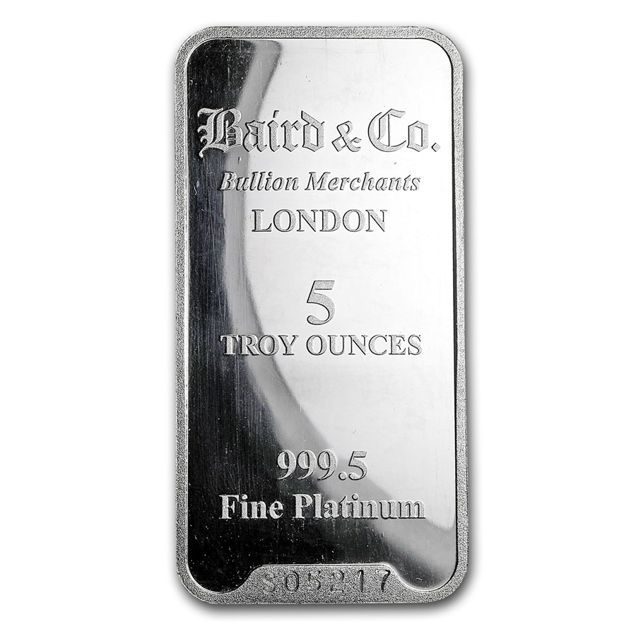 5oz Platinum Bar 9995