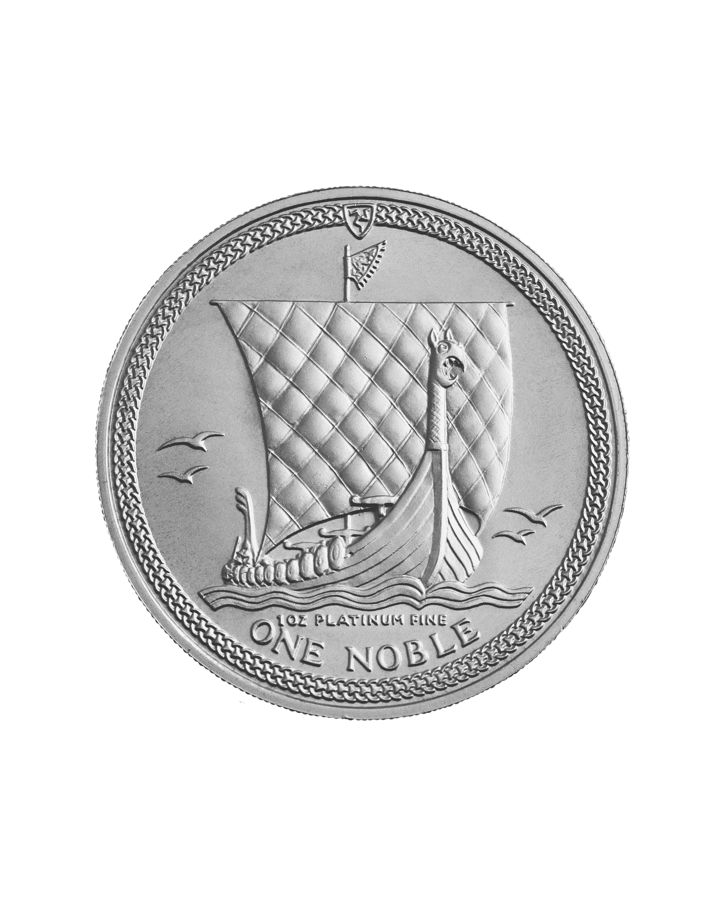 1oz Platinum Coin Noble Isle of Man