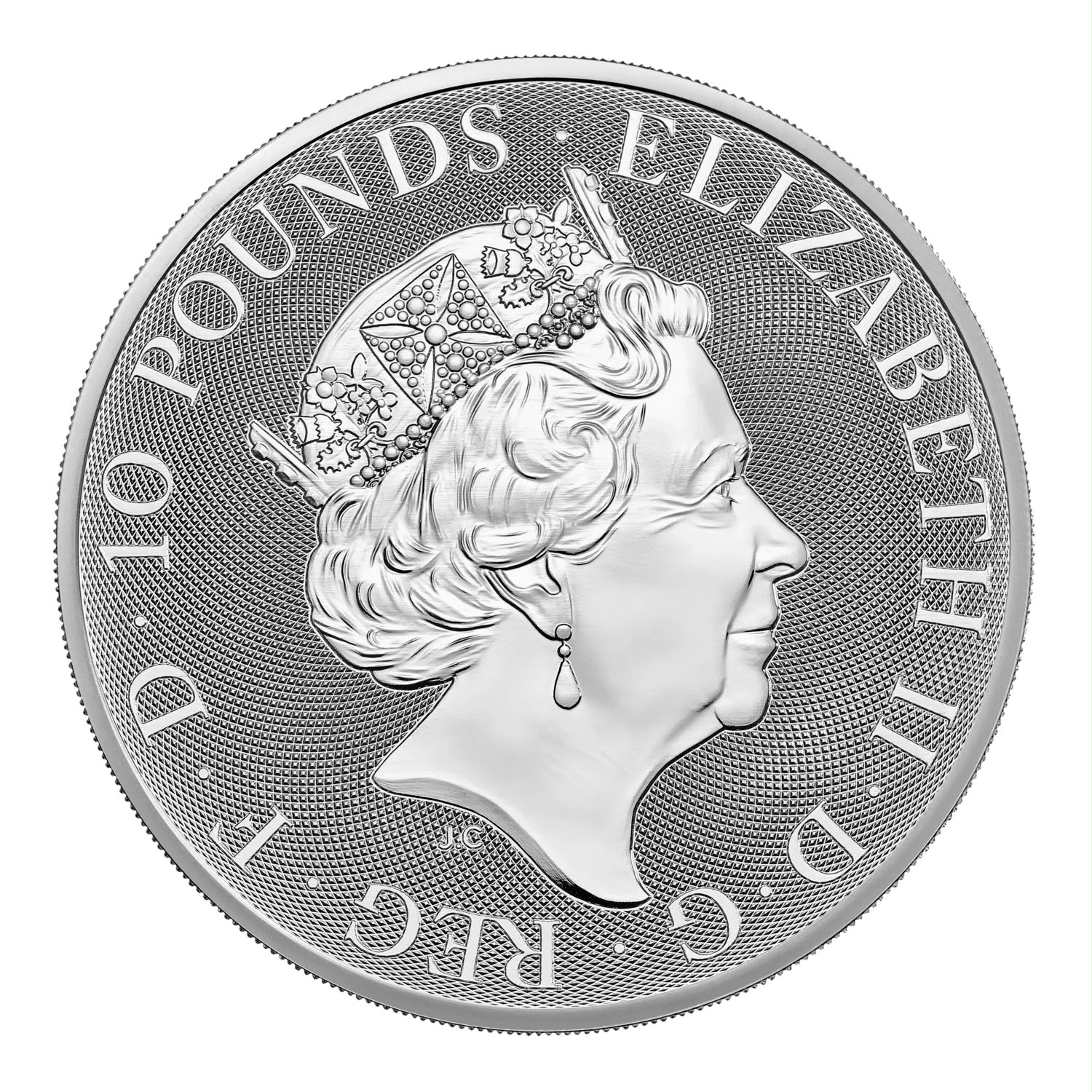 10oz  Silver Coin The Tudor Beasts The Lion of England UK