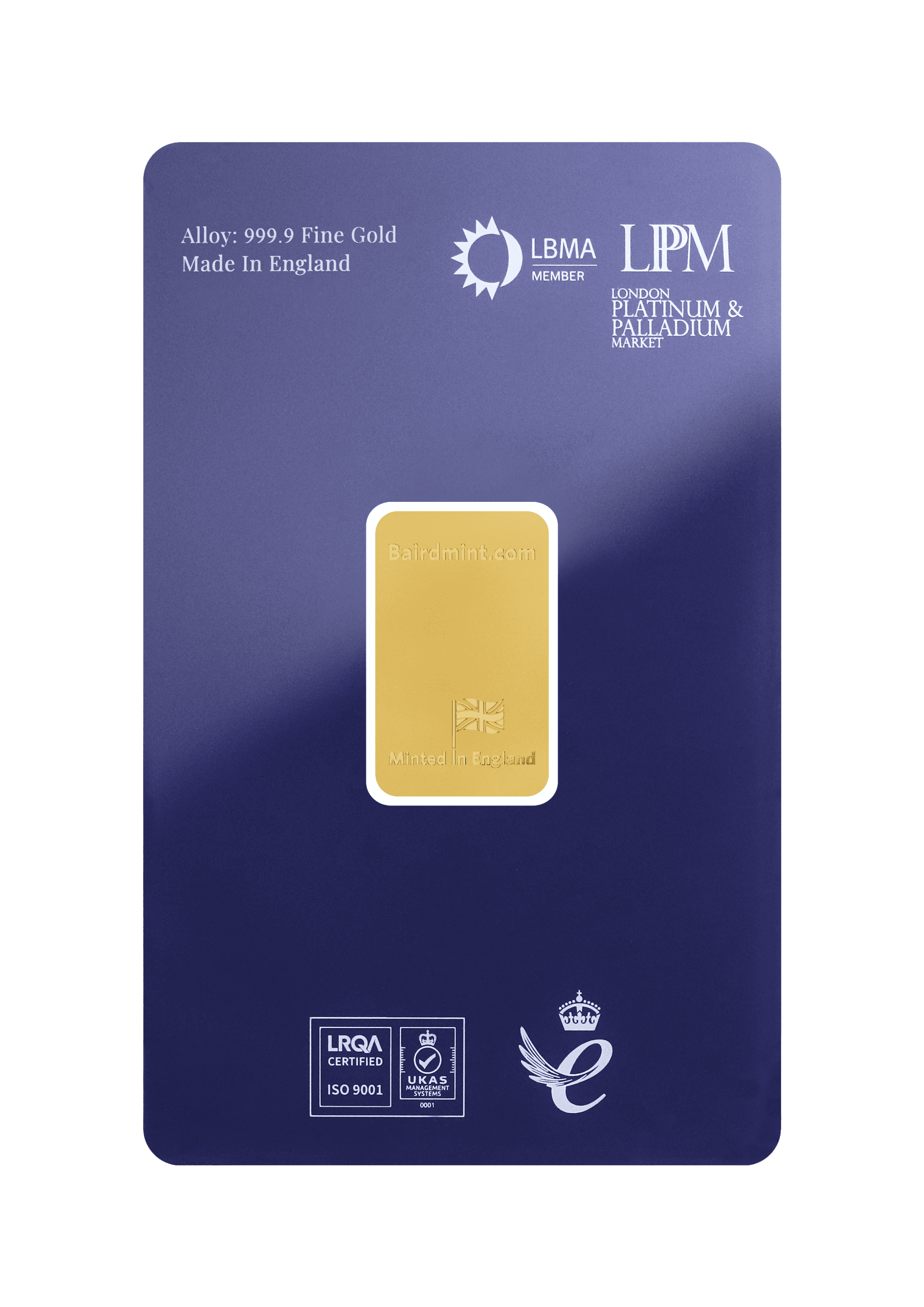 1/10oz Minted Gold Bar 999.9 Fine
