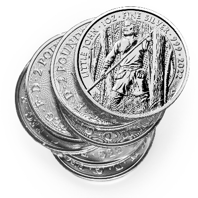 1oz Silver Coin Little John UK