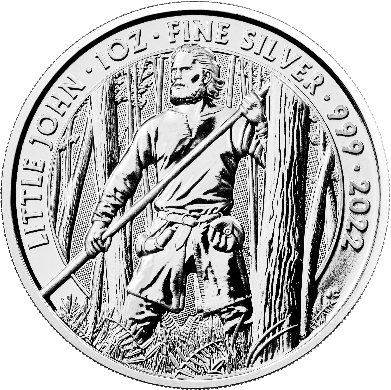 1oz Silver Coin Little John UK