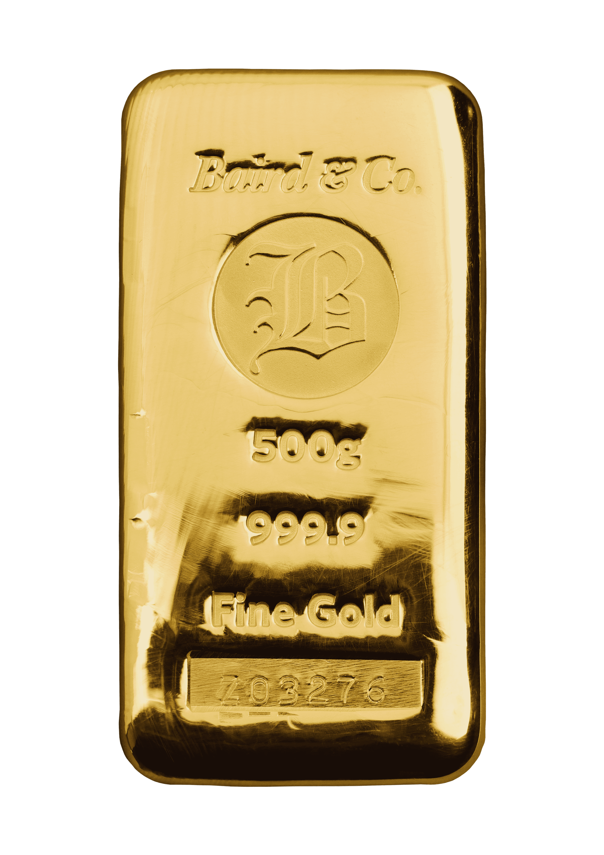 500g Gold Bar Cast 9999