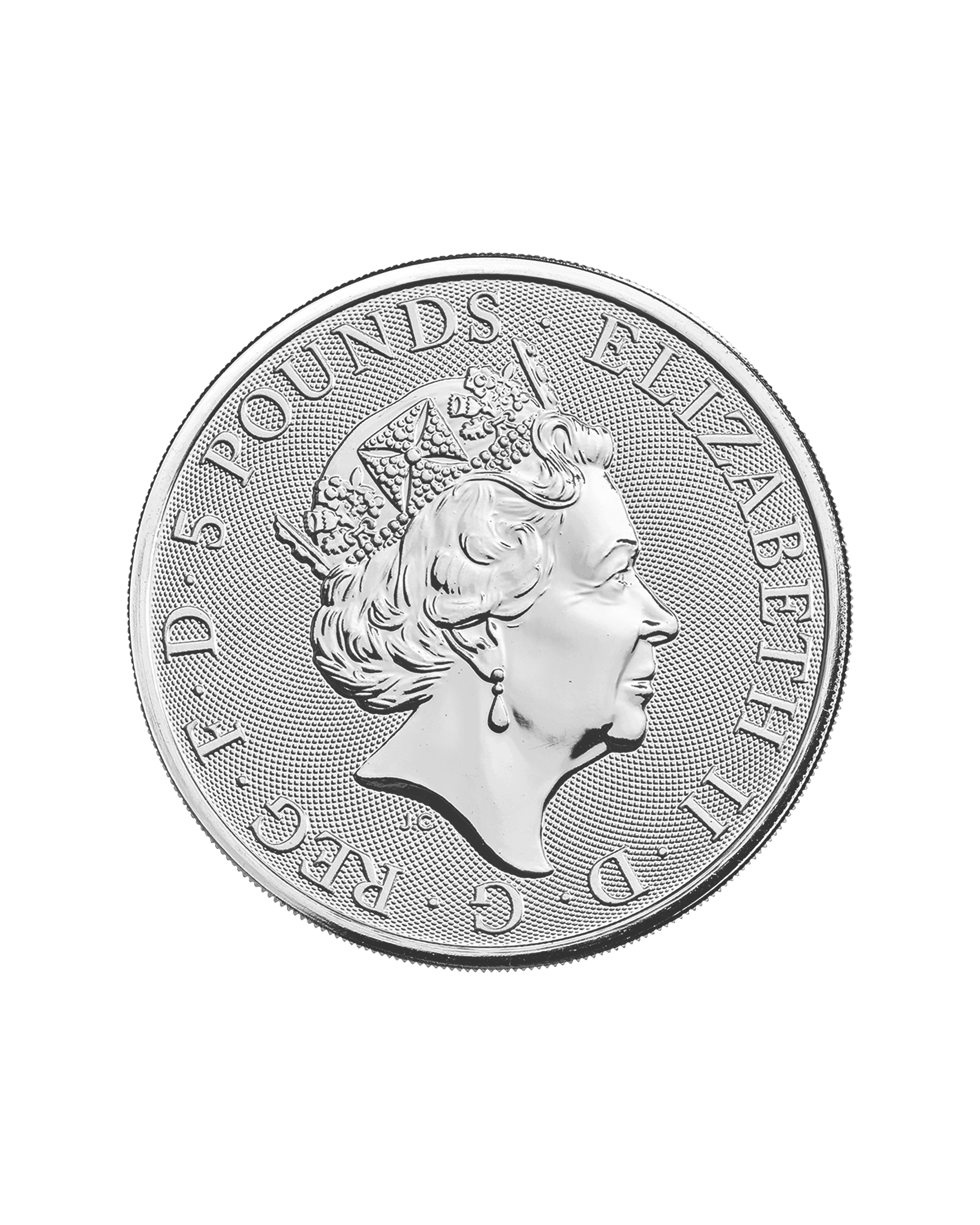 UK Silver 2oz Queen's Beast Bull