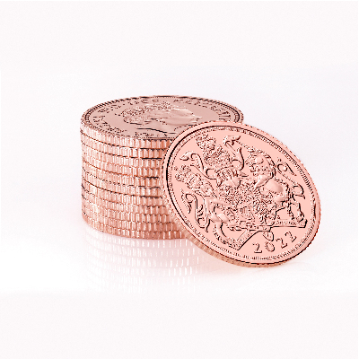 UK QE2 Half Sovereign 2022