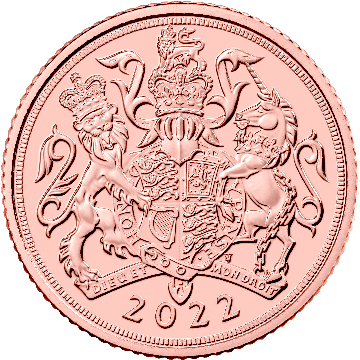 UK QE2 Half Sovereign 2022