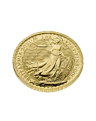 1oz Gold Coin Britannia 2021 UK