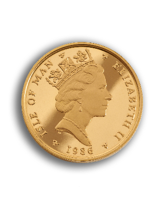 1oz Gold Coin Angel Isle of Man