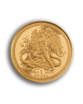 1oz Gold Coin Angel Isle of Man